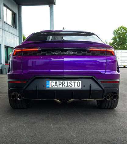 Lamborghini Urus SE - Valved Exhaust, MidSilencer Spare + Capristo Tips (OE Actuators)