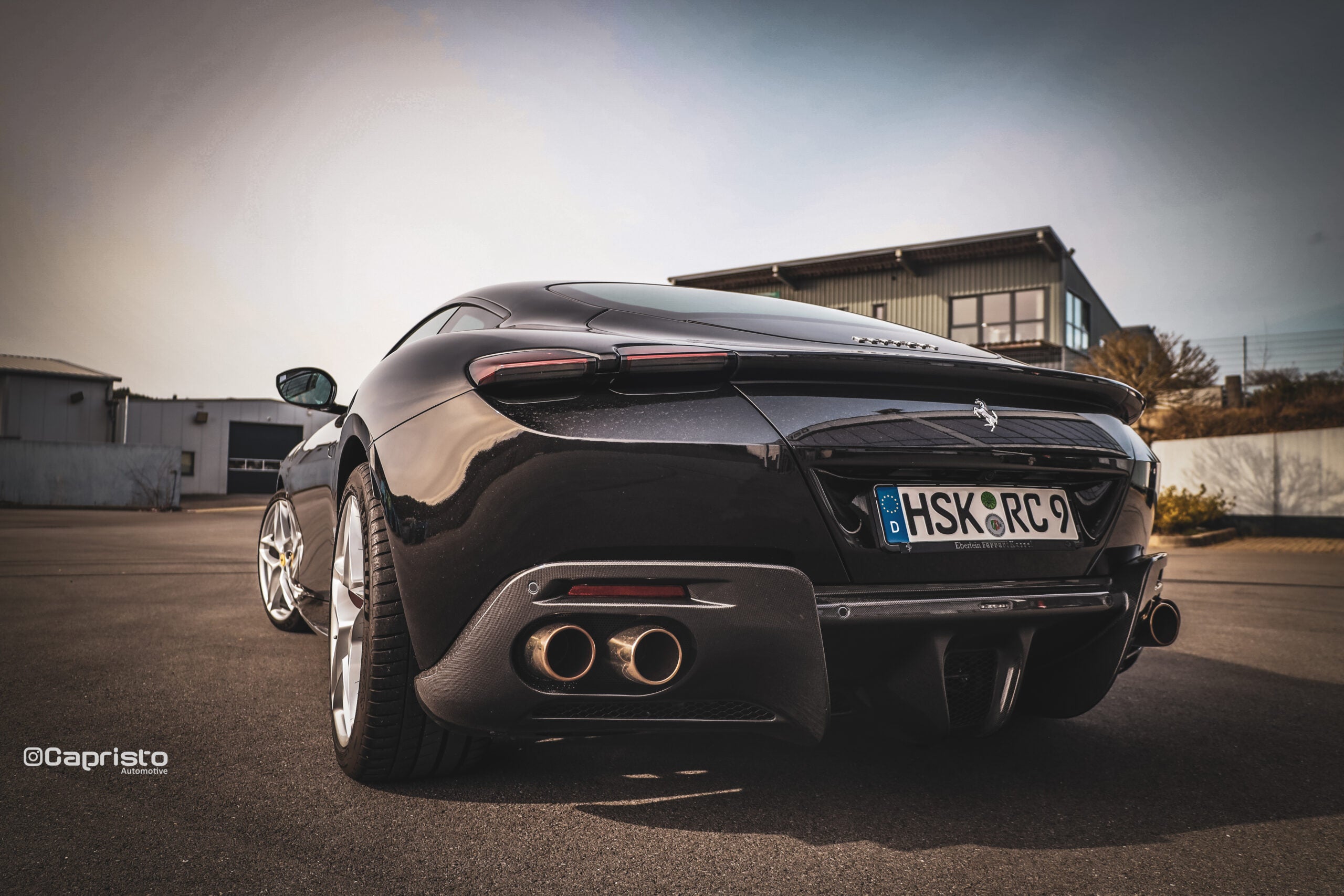 Ferrari Roma - Carbon Fiber Rear Diffuser – Capristo Exhaust