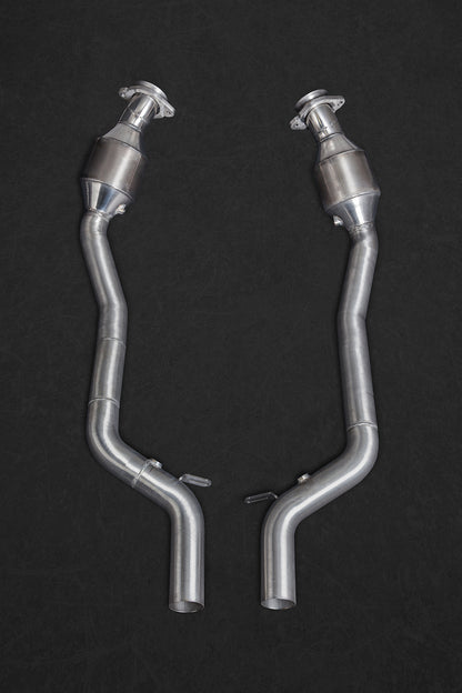 Jaguar F-Type R V8 - Valved Exhaust with Sports Cats 100 Cell and X Pipe (CES3) image 3