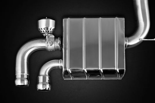 Porsche 958 Cayenne V8 Induction - ECE Valved Exhaust with Mid-Pipes (CES3) image 1