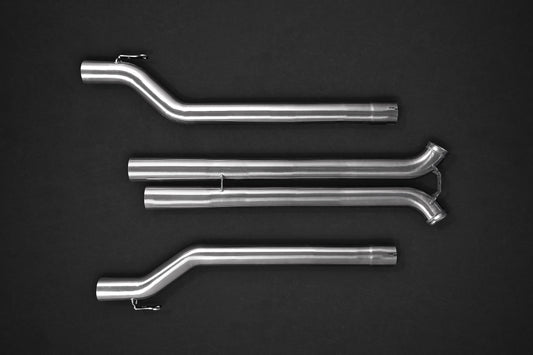 Porsche 971 Panamera GTS/Turbo/S - Valved Exhaust with Mid-Pipes and Stainless Tips (CES3) image 2