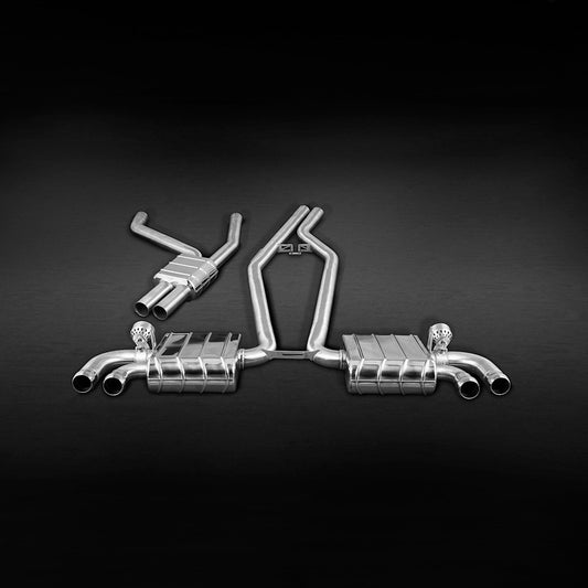 Porsche 958 Cayenne V8 GTS (12-14) - Valved Exhaust with Mid-Pipes (CES3) image 0