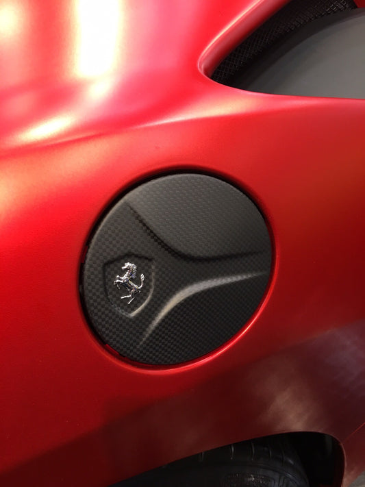 Ferrari 488 - Carbon Gas Cap (Matte) image 1