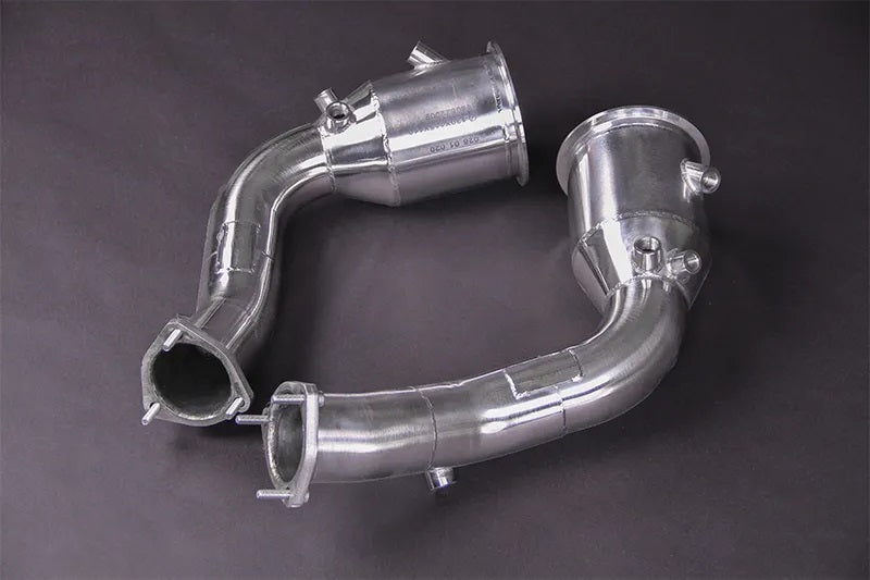 Audi RS6/7 (C8) + S5 (D5) - 250 Cell Catted Downpipes (with OE OPF/GPF) image 1