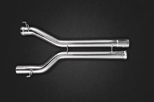 Mercedes AMG C63 (W204) - Valved Exhaust with Mid-Silencer Delete Pipes (CES3) image 1