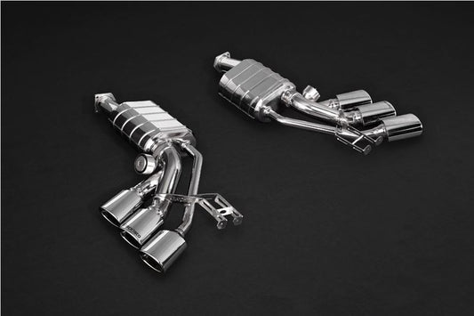 Mercedes AMG G550/G500 (W463A) 4L BiTurbo - ECE Valved Triple Mufflers (CES3) image 0