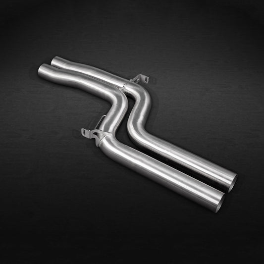 Audi RS4/5 (B8) - Middle Silencer Delete Pipes (for Capristo) image 0
