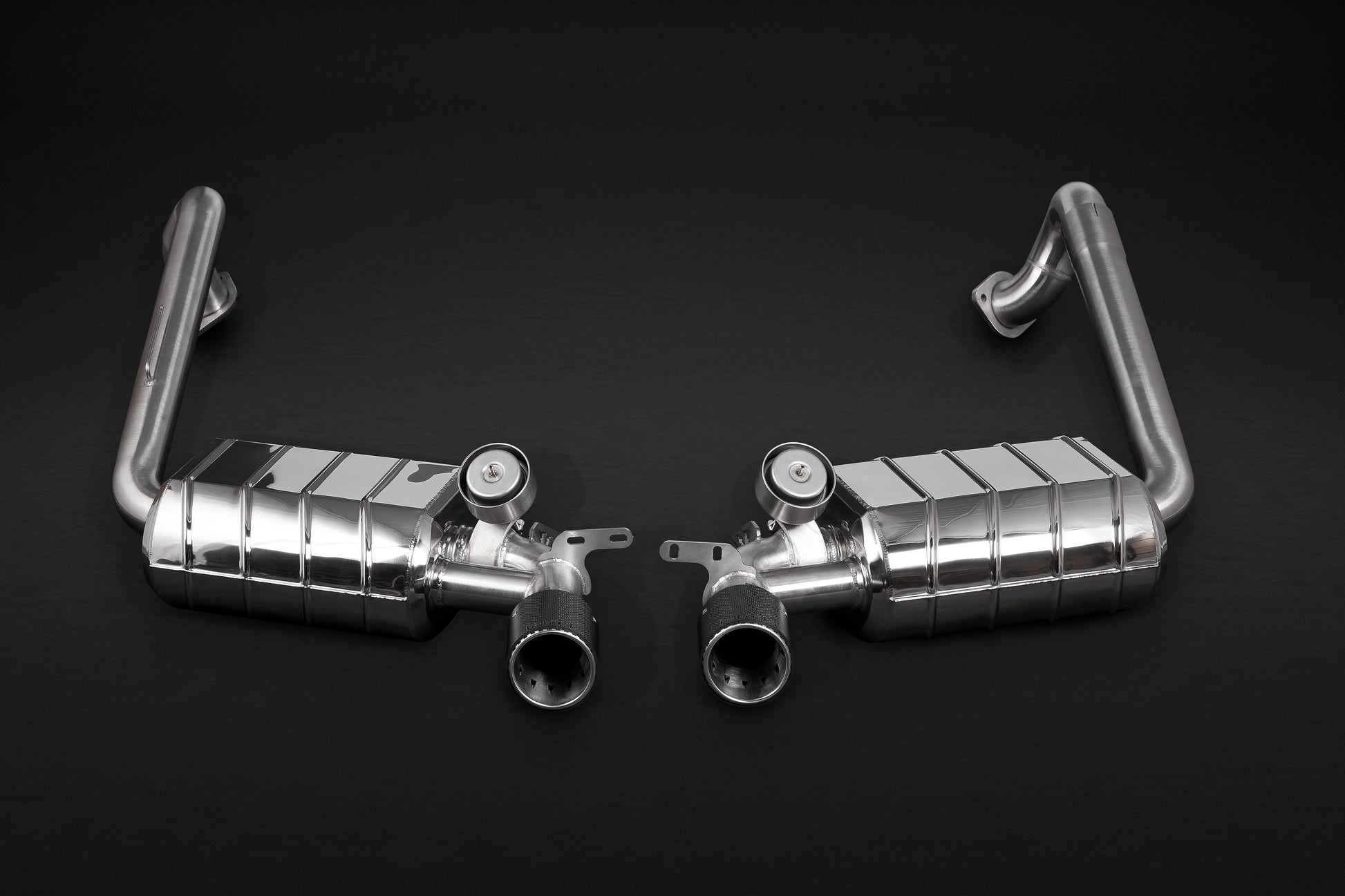 Porsche 981/982 Boxster/Cayman/GT4/718 - Valved Exhaust with Carbon Tips (for PSE) image 2