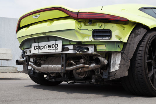 Aston Martin Vantage/AMR (M177) - Valved Exhaust with Carbon Tips (for OE Actuators) image 1