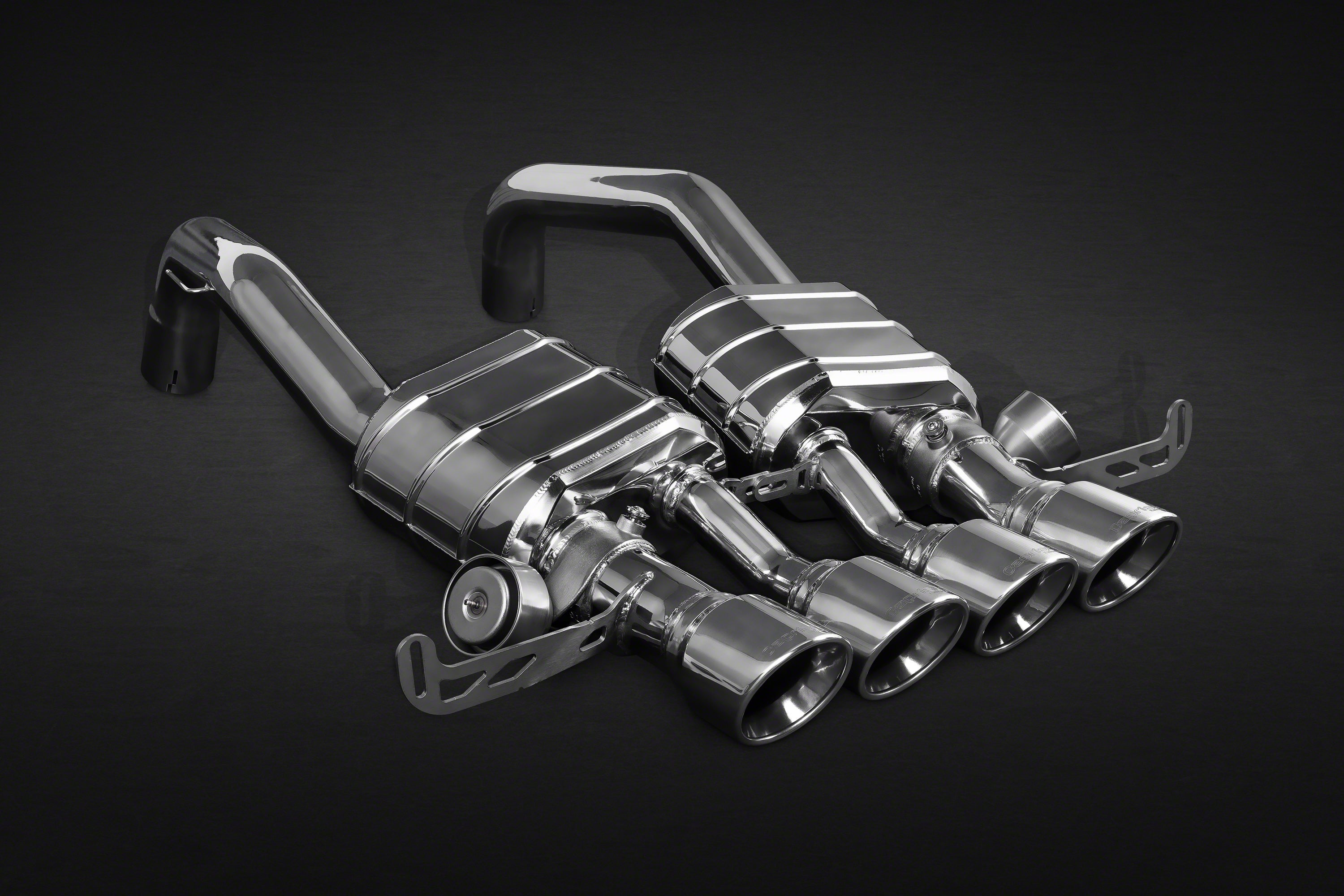 Chevrolet Corvette (C7) Stingray/Z06 - Valved Exhaust with Post Cat Spare Pipes (CES3) image 0