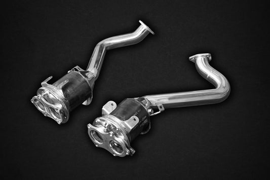 Porsche 718 Spyder/GTS/Cayman GT4 - Complete Valved Exhaust System with Carbon Tips (CES3) image 3