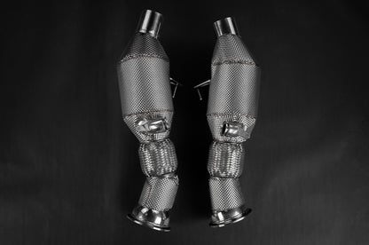 Ferrari 296 - 100 Cell Sport Cat Downpipes image 1