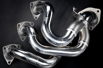 Porsche 718 GT4RS - SET: Valved Muffler, 100 Cell OPF Replacement, Performance Headers (Wicrom Tips) image 9