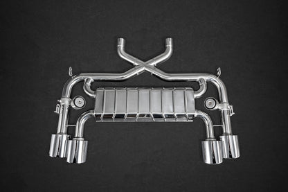 Jaguar F-Type R V8 - Valved Exhaust with Sports Cats 100 Cell and X Pipe (CES3) image 2