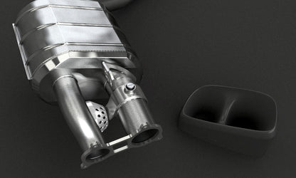 Porsche 970 Panamera Executive (Extended) Turbo/S - Valved Exhaust  with Mid-Pipes (for PSE) image 0