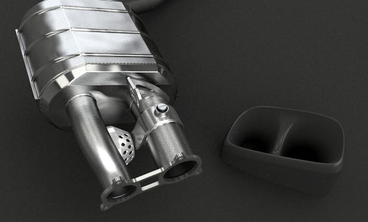 Porsche 970 Panamera Executive (Extended) Turbo/S - Valved Exhaust  with Mid-Pipes (for PSE) image 0