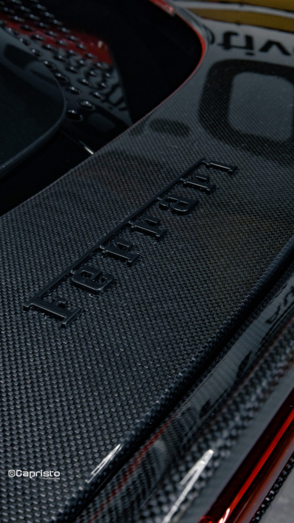 Ferrari SF90 - Carbon Fiber Rear Spoiler – Capristo Exhaust