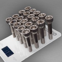 Titanium Wheel Bolts for Capristo Spacers image 0