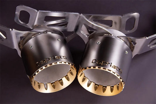Maserati MC20 - Exhaust System with Wicrom Black Chrome End Pipes image 0