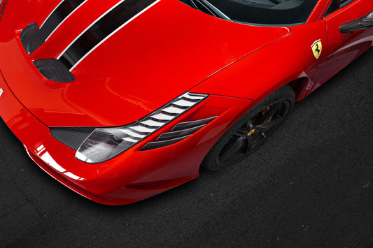 Ferrari 458 Speciale - Carbon Air Outlet Ribs (Matte) image 3