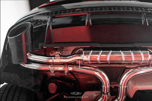 Audi SQ8 - Valved Exhaust with Middle Silencer Spare for OEM Tips (OE Actuators) image 1