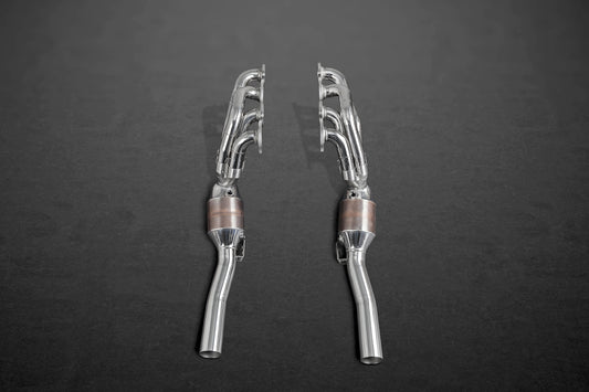 Mercedes AMG C63 (W204) - 250 Cell Sports Cat Headers with Post Cat Delete image 0