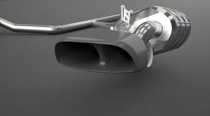 Porsche 970 Panamera (V8) S/4S/GTS - Valved Exhaust with Mid-Pipes (CES3) image 2