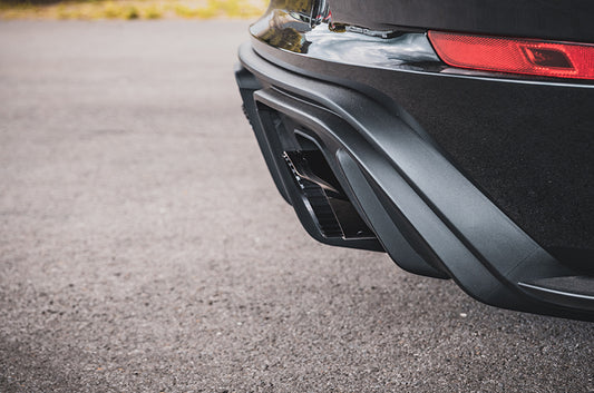 Porsche 718 GT4RS - Valved Muffler (Slanted Wicrom Tips) for PSE image 0