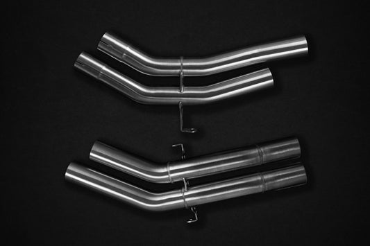 Porsche 536 Cayenne S 2.9 BiTurbo (19+) - Valved Exhaust with Mid-Silencer Delete and Carbon Tips (CES3) image 4