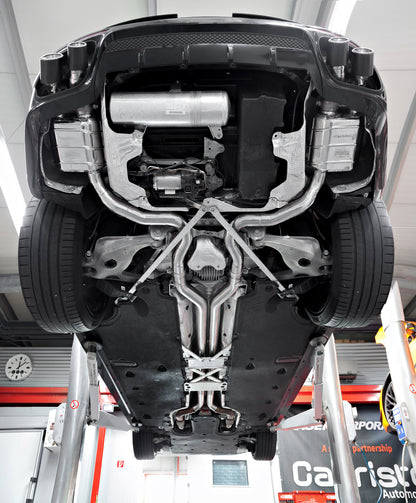 Porsche 971 Panamera GTS/Turbo/S - Valved Exhaust with Mid-Pipes and Carbon Tips (CES3) image 6