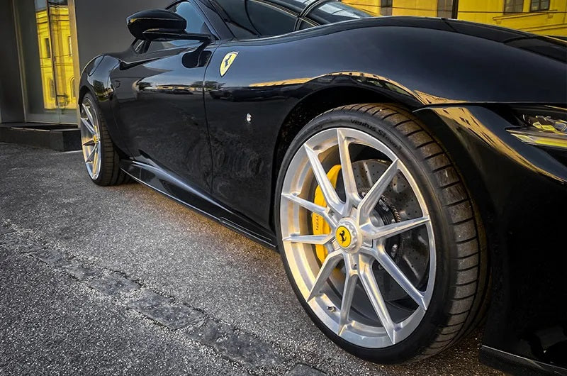 Ferrari Roma - Carbon Fiber Side Skirts (with Small Fin) image 1