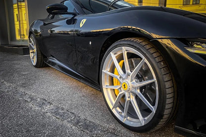 Ferrari Roma - Carbon Fiber Side Skirts (with Small Fin) image 1