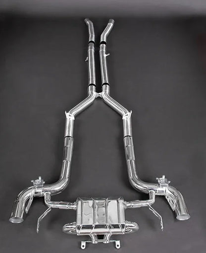 Mercedes AMG GTR - Valved Exhaust with Mid-Pipes (incl. Cat Delete) (OE Actuators) image 1