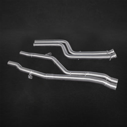 BMW M2 Competition/CS (F87) - Valved Exhaust with Mid-Silencer/OPF Delete, Wicrom Tips (OE Actuators) image 3