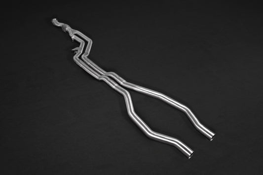 BMW M2 (F87) - ECE Valved Exhaust with Mid-Silencer Spare Pipes and Stainless Tips (CES3) image 4