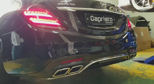 Mercedes AMG S63/560 (W222 Sedan) Facelift 4L BiTurbo - Valved Exhaust with Mid-Pipes (CES3)