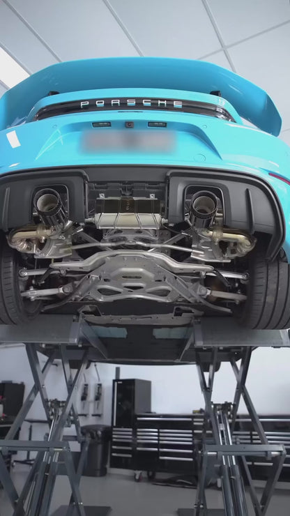 Porsche 718 Spyder/GTS/Cayman GT4 - Valved Exhaust (OEM tips)