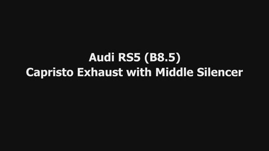 Audi RS5 (B8) - Valved Exhaust with Mid-Silencer Delete Pipes