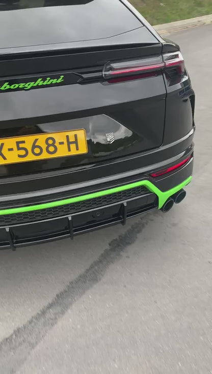 Lamborghini Urus/S - Valved Exhaust with Middle Silencer Spare and Wicrom Tips (OE Actuators)