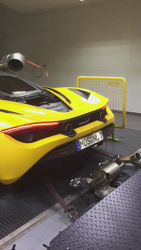 Mclaren 720S - Valved Exhaust with Sports Cats 250 Cell (CES3)