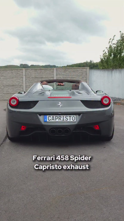 Ferrari 458 - Valved Exhaust