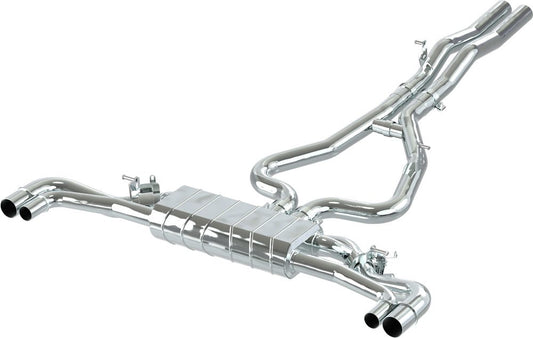 Audi RSQ3 - ECE Valved Exhaust with Mid Pipes for OEM Tips (OE Actuators)