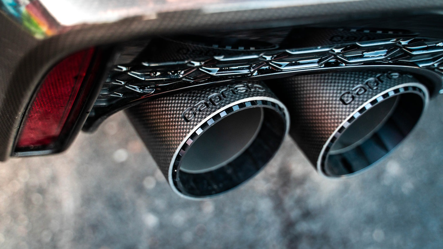 Audi RS6/7 (C8) - Valved Exhaust w Carbon Fiber Tips (OE Actuators)