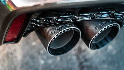 Audi RS6/7 (C8) - Valved Exhaust w Carbon Fiber Tips (OE Actuators)