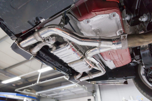 BMW 435i - Valved Exhaust with Middle Silencer Spare Pipes and Skirt