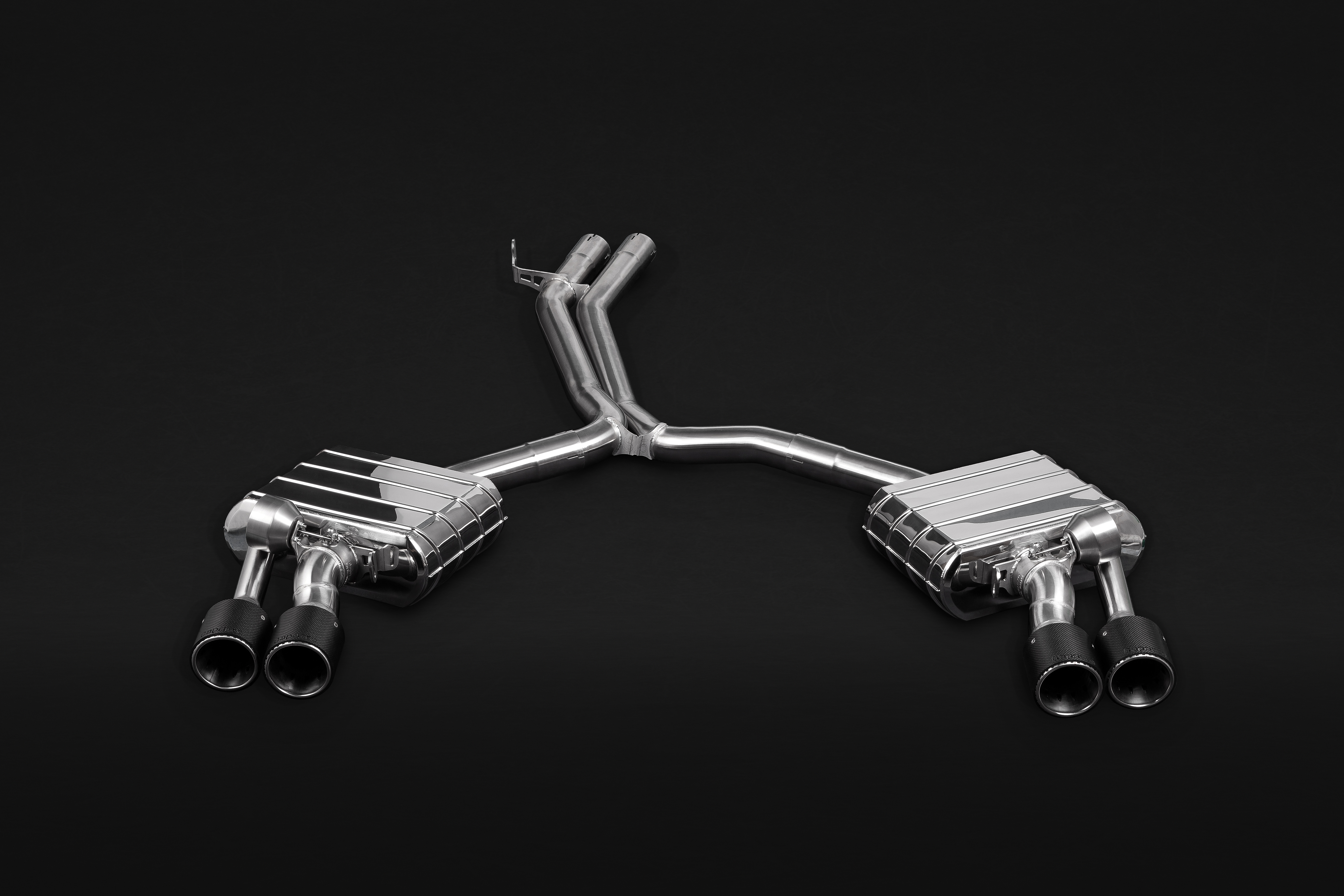 audi s4 b9 exhaust tips