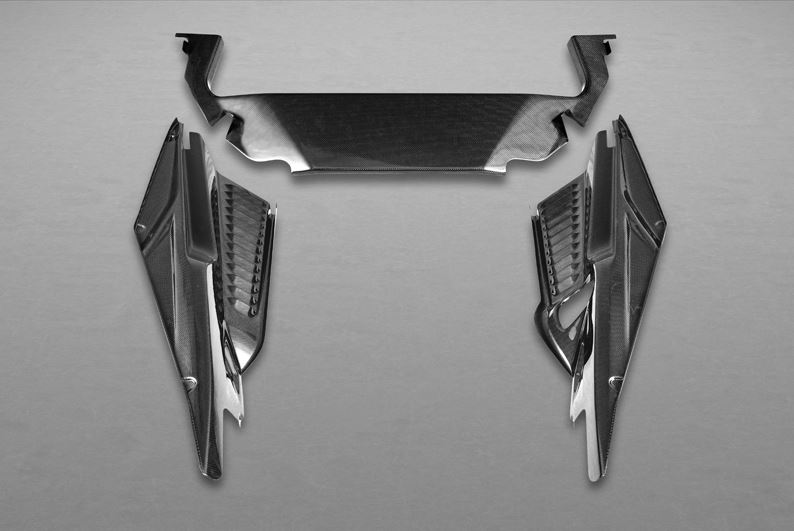 Ferrari 458 Italia/Speciale - Carbon Side Engine Compartment Covers