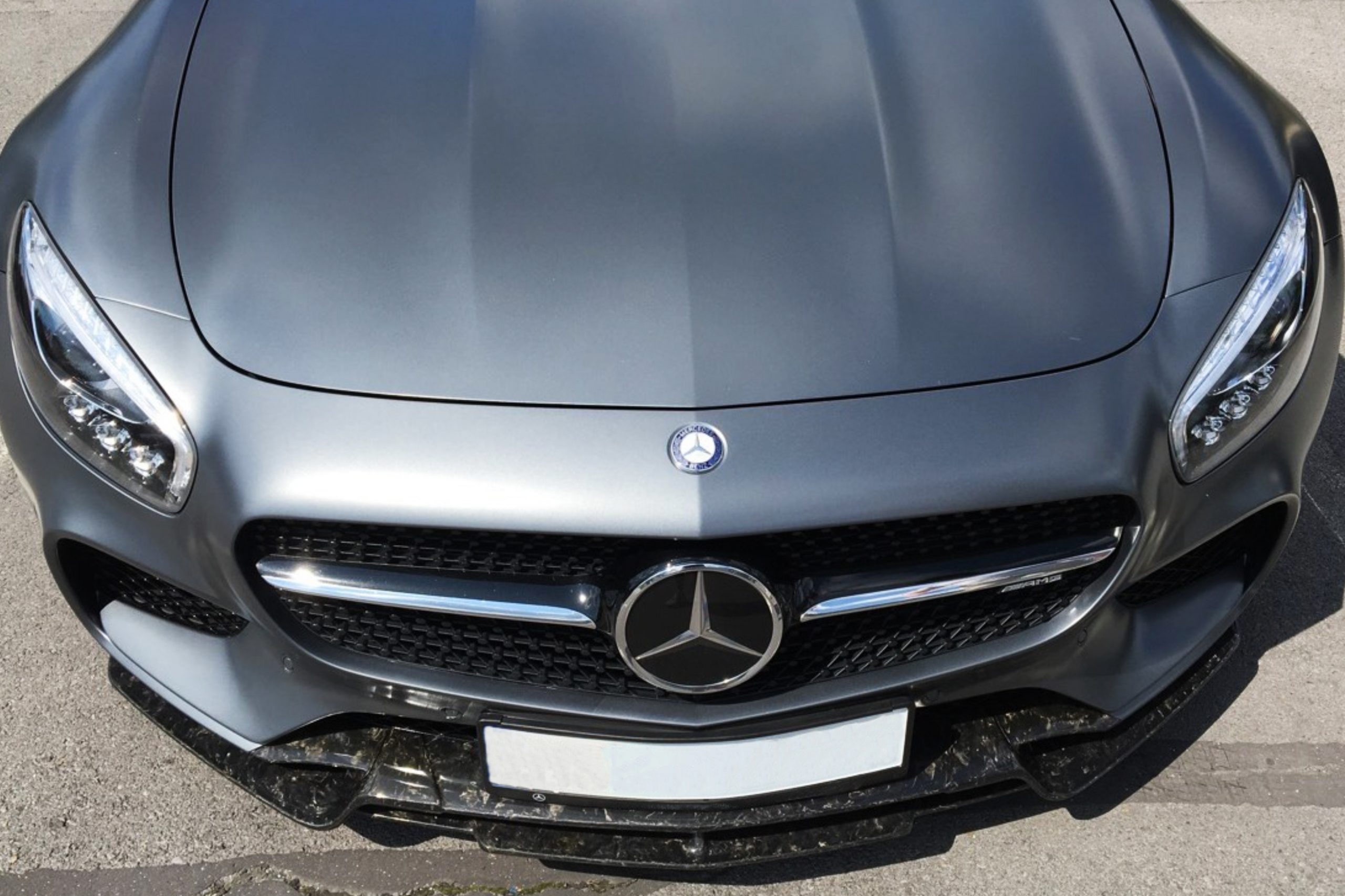 Mercedes AMG GT/GTS - Carbon Fiber Front Spoiler - Capristo Exhaust